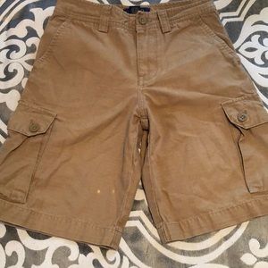Polo brown cargo shorts for boys
